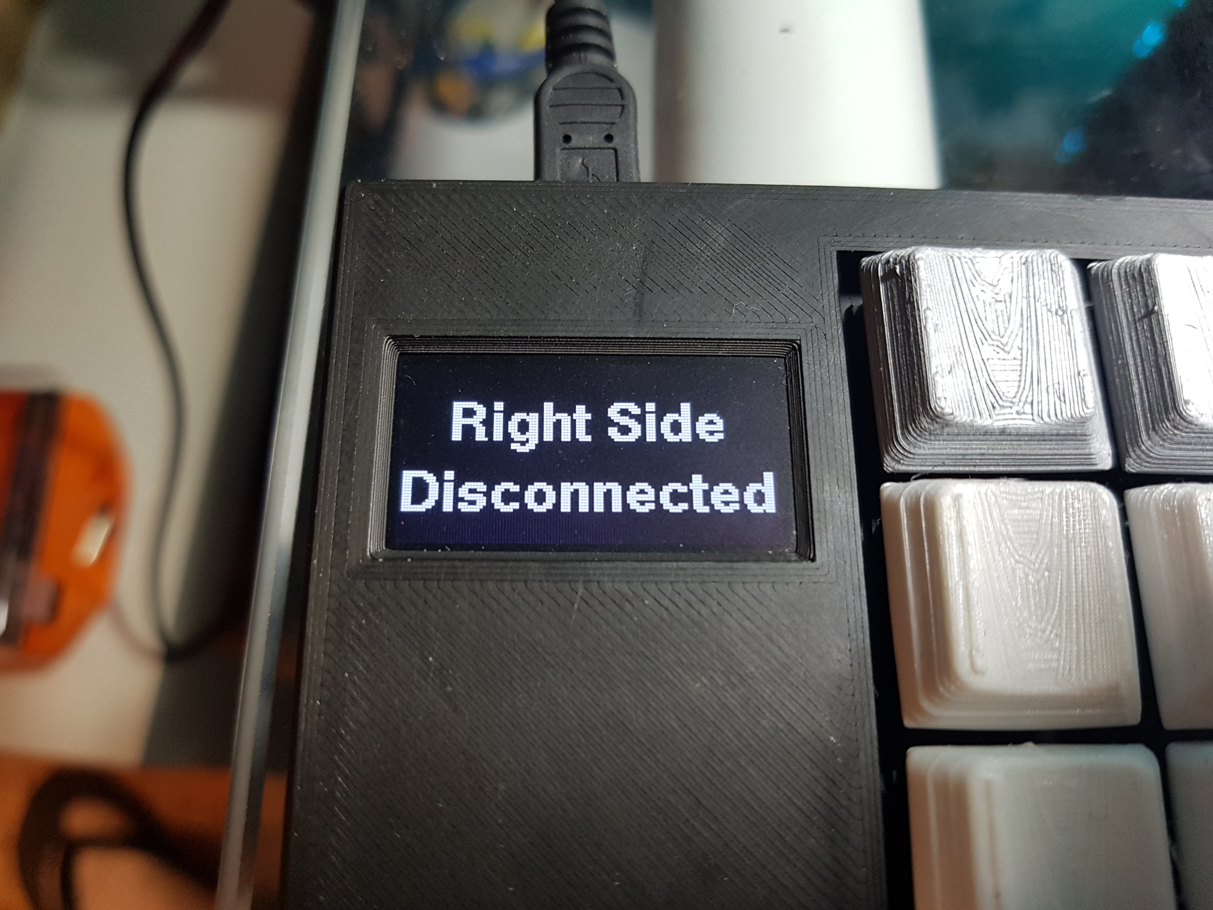 Right side disconnected